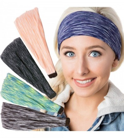 Headbands Adjustable & Stretchy Space Dye Xflex Wide Headbands for Women Girls & Teens - CC18YLX8TYQ $24.30