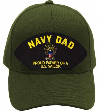 Baseball Caps Navy Dad - Proud Father of a US Sailor Hat/Ballcap Adjustable One Size Fits Most - CC18KYZRQYC $23.45