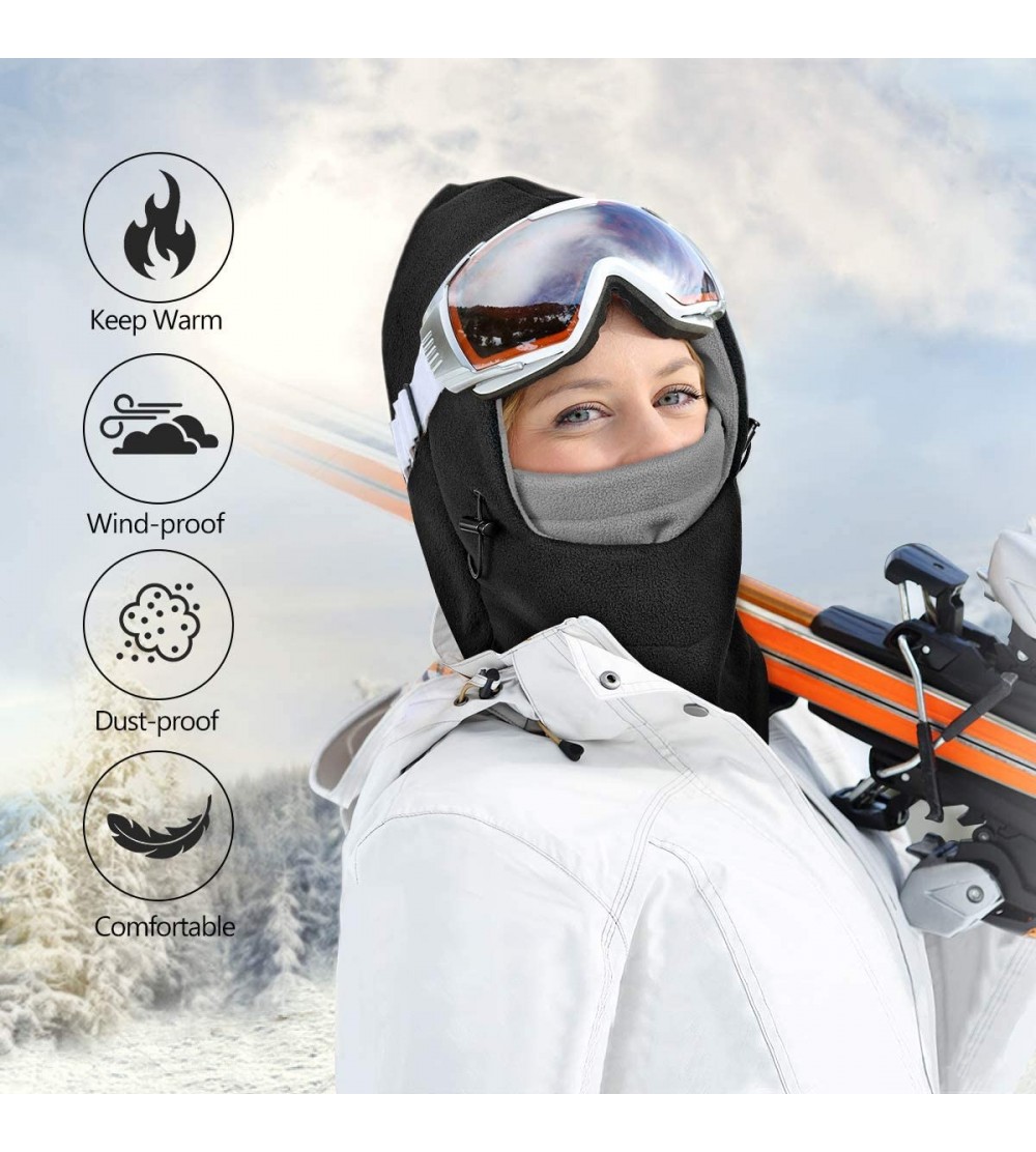 Balaclava Ski Mask- Winter Windproof Full Ski Mask Neck Warmer for Men ...
