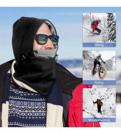 Balaclavas Balaclava Ski Mask- Winter Windproof Full Ski Mask Neck Warmer for Men & Women- Suit for Cycling Skiing - C218ZGQO...