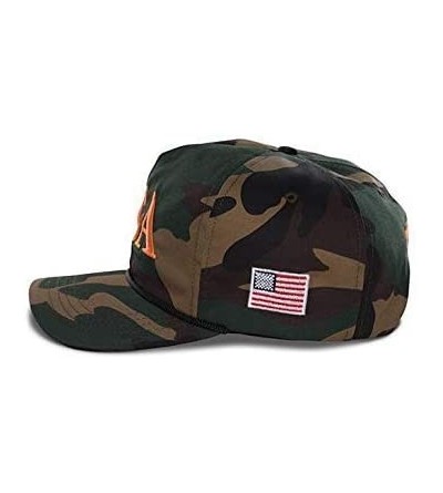 Baseball Caps Trump Camo Hat USA with American Flag- Multi Logo 45th- Trump & Flag Embroidered for 2020 Election - CJ18YDX63U...