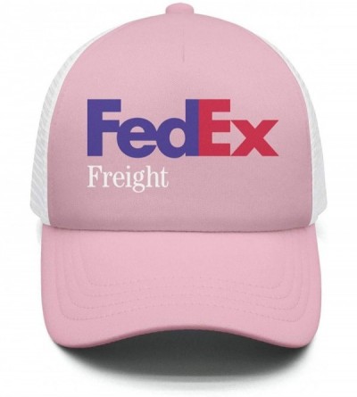 Baseball Caps Mens Casual FedEx-Ground-Express-Violet-Green-Logo-Symbol-Adjustable Fitted Hat - Light-pink-8 - CG18OQW067X $3...
