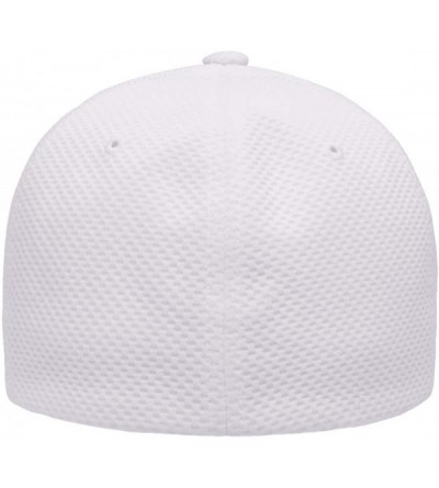 Baseball Caps Men's Cool & Dry 3D Hexagon Jersey - White - CT18H8GC0AW $9.85
