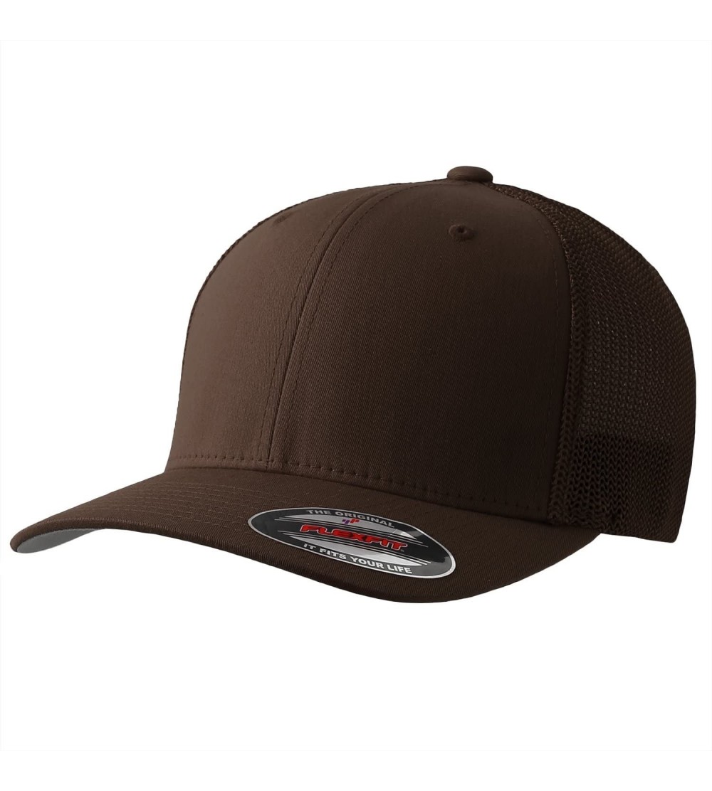 Baseball Caps 6-Panel Trucker Cap (6511) - Brown - CU12CLUJUIB $8.88
