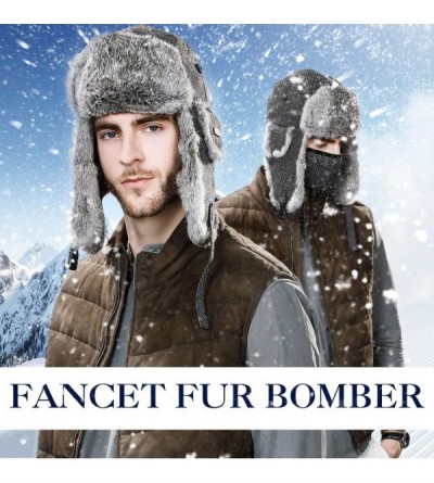 Bomber Hats Unisex Bomber Trapper Earflaps Russian Ushanka Winter Hat Hunting Cap 55-61cm - 89098-brown - CO18KY6UUKL $24.45