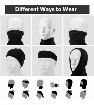 Balaclavas 2 PCS Face Cover Neck Gaiter Sun UV Protection Face Scarf Dust Wind Headwear for Fishing Hiking Cycling - CR199GDK...
