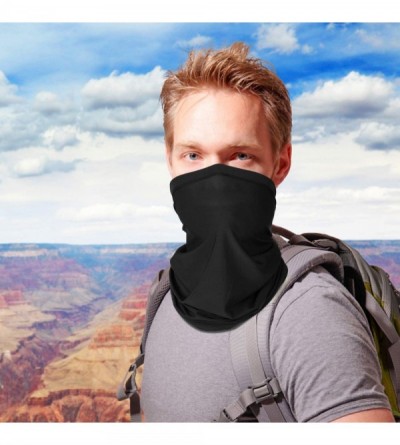 Balaclavas 2 PCS Face Cover Neck Gaiter Sun UV Protection Face Scarf Dust Wind Headwear for Fishing Hiking Cycling - CR199GDK...