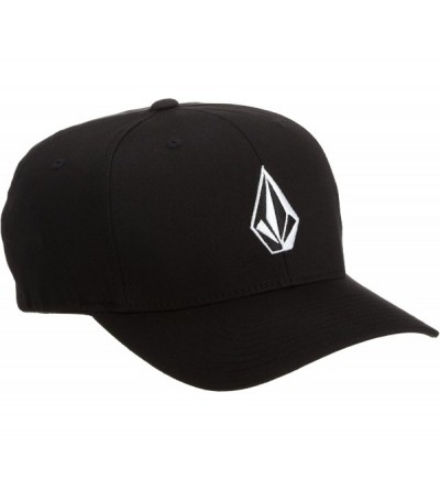 Baseball Caps Men's Full Stone Fabric Hat - Black - CL1835AOTGQ $22.25