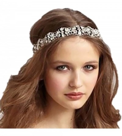 Headbands Luxurious Rhinestone Elastic Wedding Headband Hair Accessory(wiipu-N25) - CP11LHZ2ZX9 $38.22