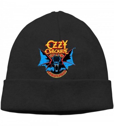 Skullies & Beanies Fun Ozzy Osbourne Black Adult Adult Hedging Cap (Thin) - Black - C9192SLDI0U $25.36
