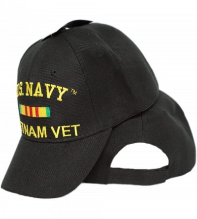 Baseball Caps US Navy Vietnam Veteran Vet Ribbon Cap (Licensed) Embroidered Hat Cap611B 4-01-C - CF187UHS7HS $9.82