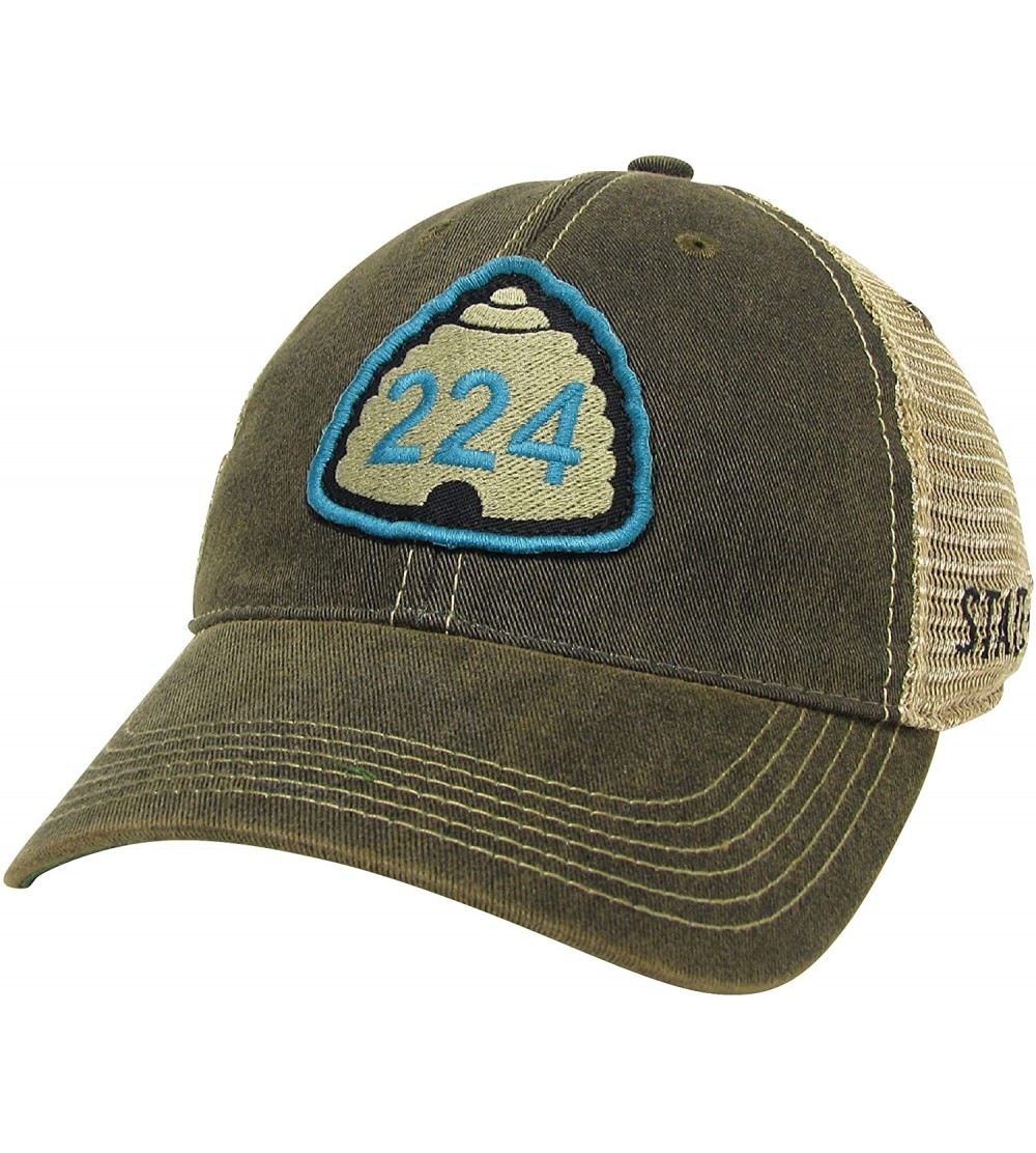Baseball Caps Trucker Hat - Snap Back Trucker Hat - U224 The Road to Park City - Black - CO18A35W9L6 $26.28