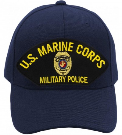 Baseball Caps US Marine Corps Military Police Hat/Ballcap Adjustable One Size Fits Most - Navy Blue - CM18IZH8LHO $23.21
