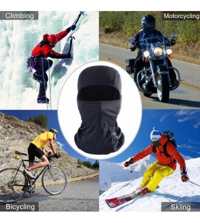 Balaclavas Balaclava Ski Mask - Neck Gaiter Face Bandana & Anti Dust Face Scarf - Grey - C9126FYIDMN $8.01