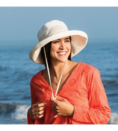 Sun Hats Women's Seaside Sun Hat - UPF 50+ 4" Brim Microfiber Adjustable Fit - Camel - C118M4TX79L $31.31