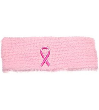 Headbands Pink Ribbon Awareness Sport Headbands (5 Headbands) - CI18XL82ZR7 $24.44