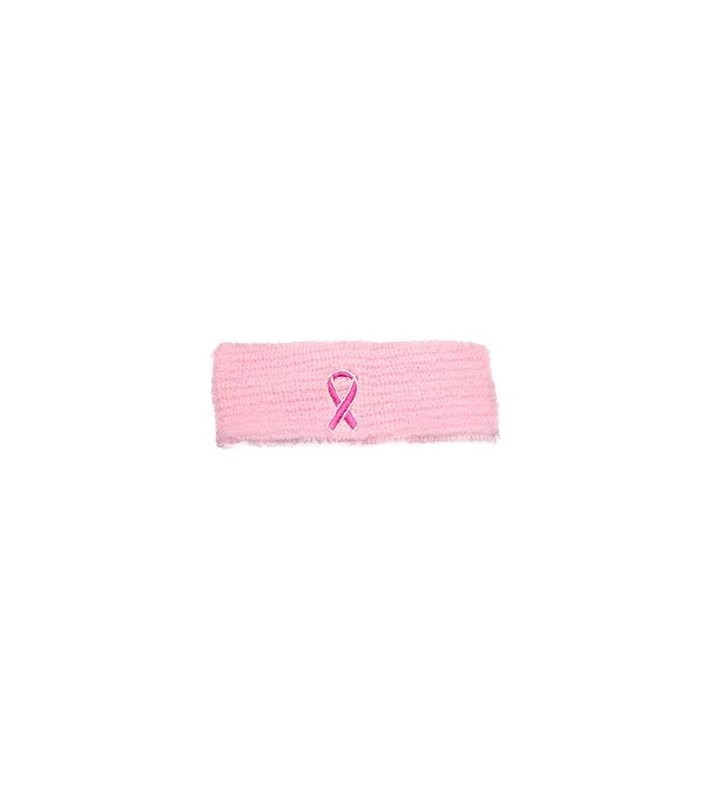 Headbands Pink Ribbon Awareness Sport Headbands (5 Headbands) - CI18XL82ZR7 $11.08