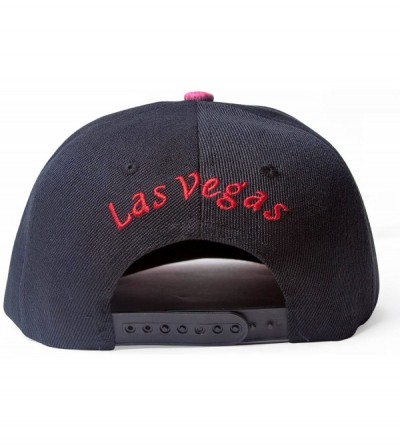 Baseball Caps City Black/Snakeskin Olde English Adjustable Baseball Cap - Las Vegas - CW11ZROIZ5D $9.15