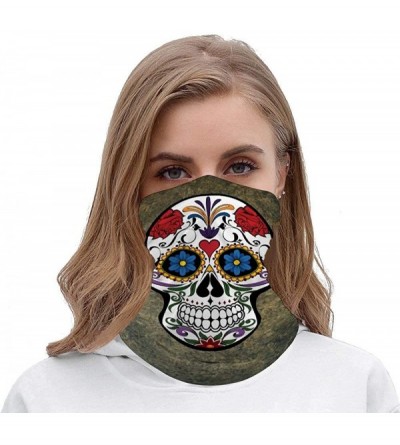 Balaclavas Unisex Seamless Rave Bandana Neck Gaiter Tube Mask Headwear- Motorcycle Face Mask for Women Men Face Scarf - CG197...