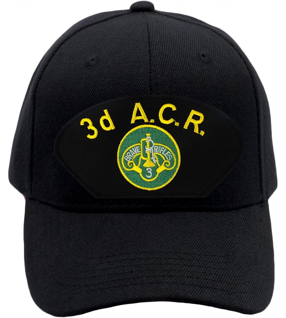 Baseball Caps 3rd ACR (Armored Cavalry Regiment) Hat/Ballcap Adjustable One Size Fits Most - Black - CO18O00XY8Q $42.84