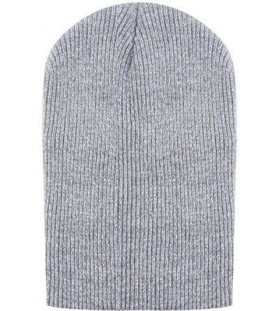 Skullies & Beanies Slouchy Winter Hats Knitted Beanie Caps Soft Warm Ski Hat - Light Grey - CN12K49KKWV $9.55
