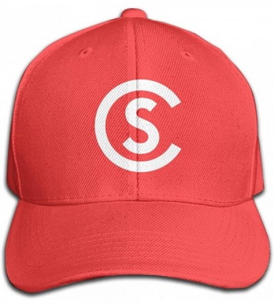 Baseball Caps Designed Cole Swindell Logo Baseball Hat Fashion Caps for Unisex - Red - CL18AZXHLNC $14.56
