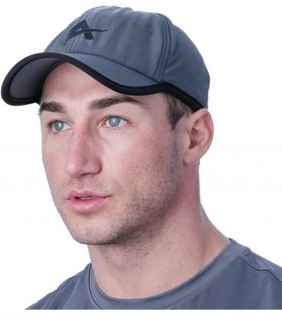 Baseball Caps Instant Cooling Cap Performance Tech Breathable UPF 50+ Sun Protection Moisture Wicking - Storm Grey - C318QG83...