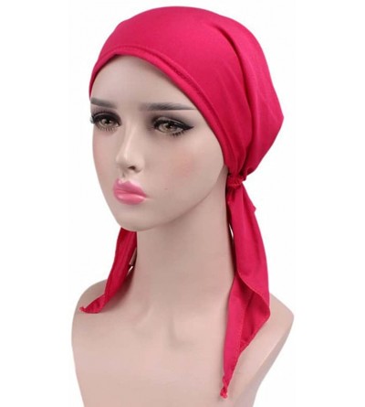 Skullies & Beanies 3 Pack Women Chemo Hat Beanie Scarf Turban Headwear for Cancer Patients - 1c - CY184ZDS5NW $23.12