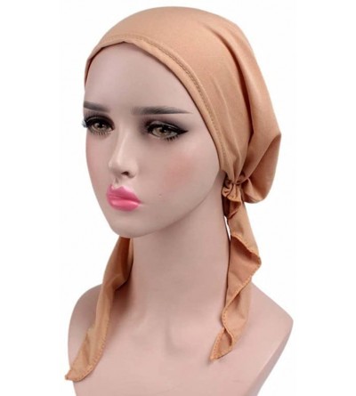 Skullies & Beanies 3 Pack Women Chemo Hat Beanie Scarf Turban Headwear for Cancer Patients - 1c - CY184ZDS5NW $23.12