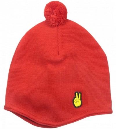 Skullies & Beanies Men's Acrylic Beanie with Coolmax Lining - Red - CO121TYFUE3 $20.86