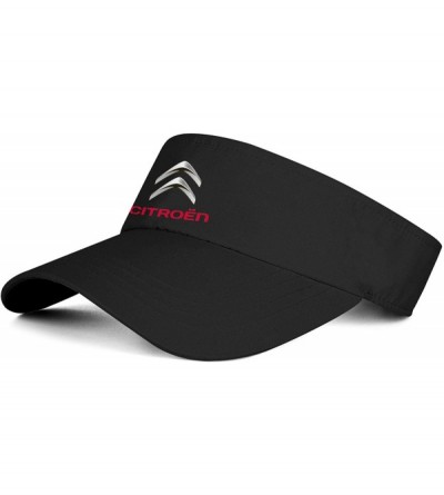 Visors Sun Sports Visor Hat McLaren-Logo- Classic Cotton Tennis Cap for Men Women Black - Citroen - CA18AKNWSQQ $34.65
