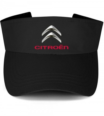 Visors Sun Sports Visor Hat McLaren-Logo- Classic Cotton Tennis Cap for Men Women Black - Citroen - CA18AKNWSQQ $16.02