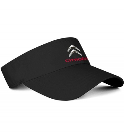 Visors Sun Sports Visor Hat McLaren-Logo- Classic Cotton Tennis Cap for Men Women Black - Citroen - CA18AKNWSQQ $16.02