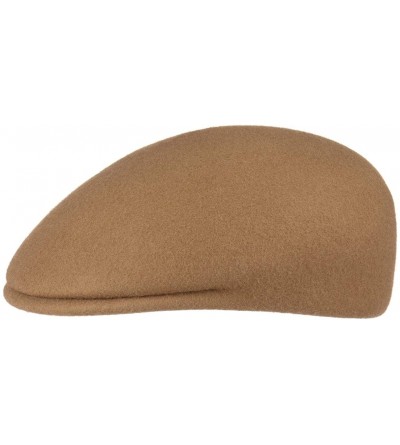 Newsboy Caps Felt Flat Cap Women/Men - Made in Italy - Camel - C5184G8MIQ6 $38.20