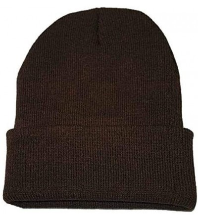 Newsboy Caps Unisex Classic Knit Beanie Women Men Winter Leopard Hat Adult Soft & Cozy Cute Beanies Cap - Coffee C - CB192R5Q...