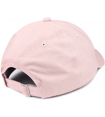 Baseball Caps Avocado Embroidered Low Profile Cotton Cap Dad Hat - Light Pink - CF185HNNY2Q $16.51