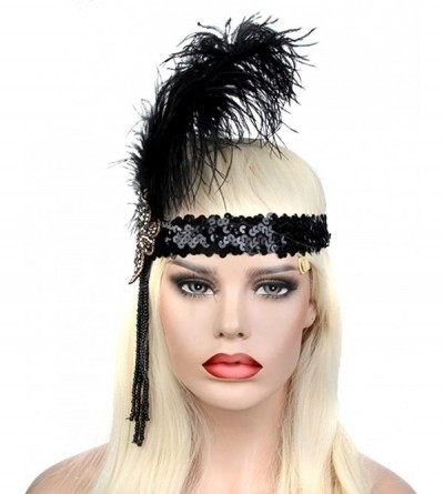 Headbands 1920s Accessories Themed Costume Mardi Gras Party Prop additions to Flapper Dress - Set 8 - CP18EKCWH0R $13.57