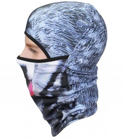 Balaclavas Fleece Winter Ski Balaclavas Face Mask for Sun Protection 3D Animal Hats for Men - 3d-d-08 - CR18HQ7S8N0 $12.65