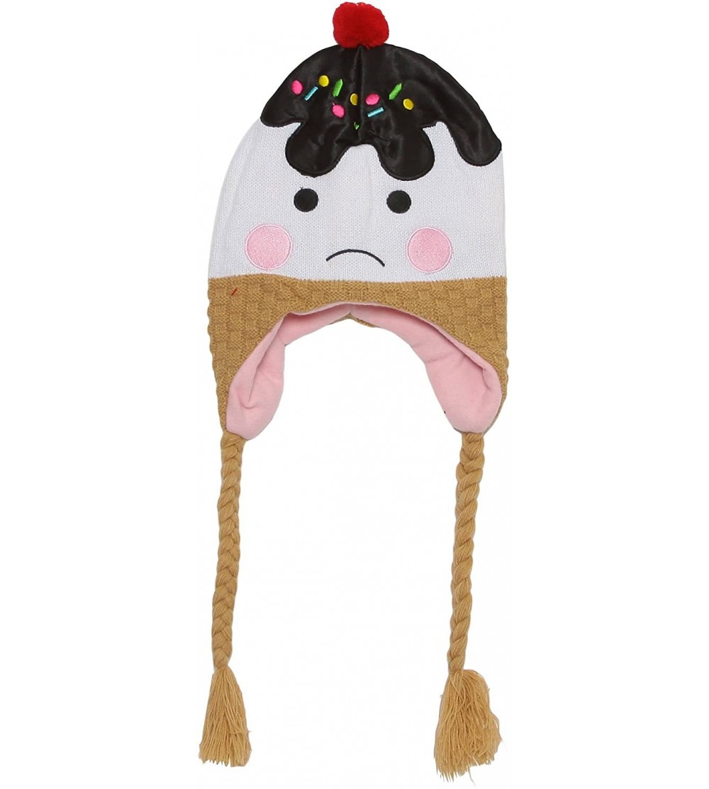 Skullies & Beanies Character Knitted Laplander Cap - Cake - C211HVYRBSJ $18.37