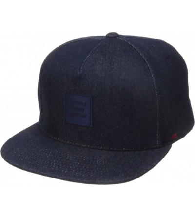 Baseball Caps Supply Co. Men's Whaler ID Hat - Dark Denim - CI12BVT5CW1 $33.92
