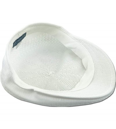 Newsboy Caps Classic Mesh Newsboy Ivy Cap Hat - White - CH11JYQKU49 $11.10