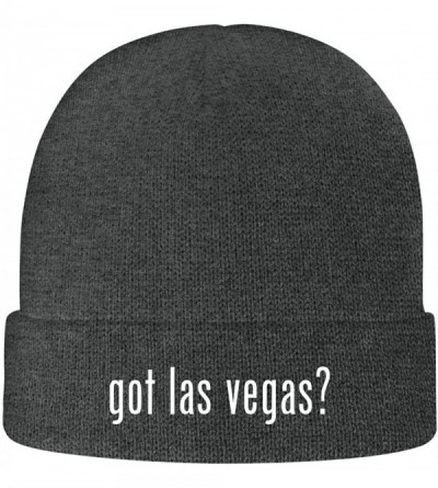 Skullies & Beanies got las Vegas? - Soft Adult Beanie Cap - Grey - CY1929DR5OG $15.08