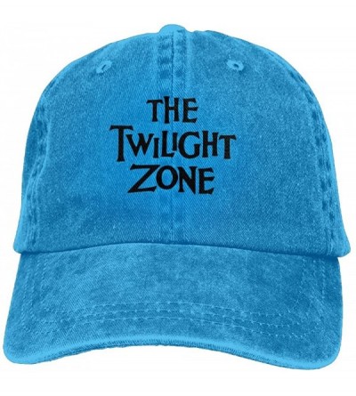 Baseball Caps The Twilight Zone Monologue Cap Adjustable Vintage Washed Denim Baseball Cap Dad Hat - Royalblue - CD18DWCD0L4 ...