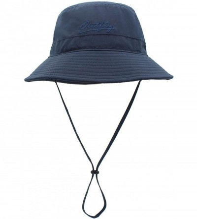 Sun Hats Womens Bucket Sun Hat UPF 50+ Light Weight Sun Protection Caps - Navy Blue - C018Y6A7C3R $24.20
