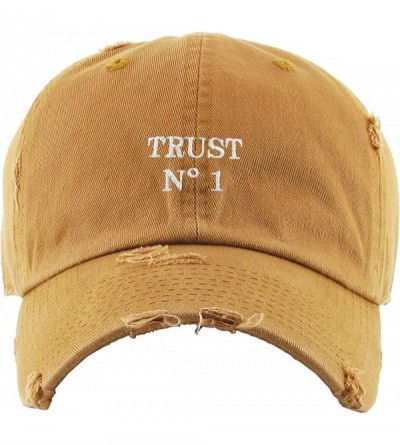 Baseball Caps Dad Hat Trust No One Hustle Savage Vibe Baseball Cap Adjustable Cotton Vintage - (3.1) Wheat Trust No1 Vintage ...