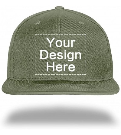 Baseball Caps Custom Baseball Cap Snapback Hiphop Hats Design Your Text Name or Logo - 1 Forestgreen - CN182SN092Q $25.30