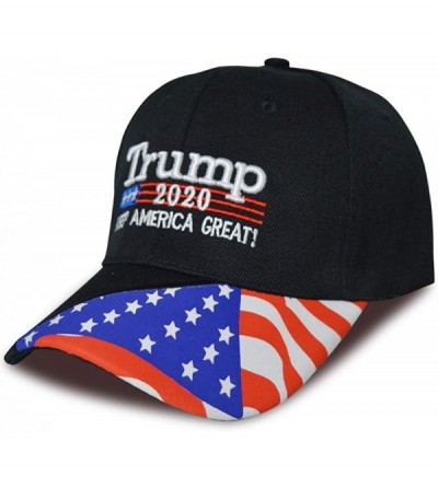 Baseball Caps Trump Cap 2020 Keep America Great USA Baseball Caps Embroidered Donald Trump Hat Adjustable hat - CU18UZZCLCS $...