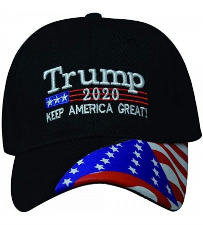 Baseball Caps Trump Cap 2020 Keep America Great USA Baseball Caps Embroidered Donald Trump Hat Adjustable hat - CU18UZZCLCS $...