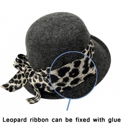 Bucket Hats Reversible Leopard Bucket Hats Women Fashion Floppy Sun Cap Packable Fisherman Hat - R-greyleopard - CL18Z96X7H9 ...