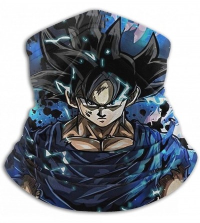 Balaclavas Unisex 3D Dragon Ball Goku Face Shield Head Wraps Bandana Headband Neck Gaiter - Style2 - CB197RKM5GW $48.17